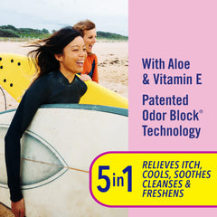 Vagisil Wipes with aloe and vitamin E soothing intimate skin