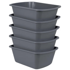 Vakly wash basin 7qt pack rectangular, ideal for daily tasks and soaking.