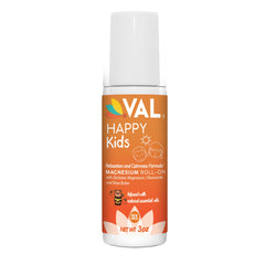 VAL Magnesium Roll-On for Kids application; simple roll-on method supports daytime calm.
