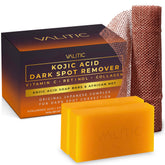 VALITIC Kojic Acid Dark Spot Soap pack for even-toned skin and brightening.
