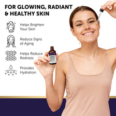 VALITIC Vitamin C Serum application on skin shows smooth, non-greasy finish