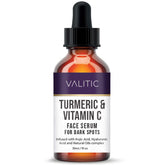 VALITIC Vitamin C Serum bottle closeup highlighting premium packaging for brightening skincare