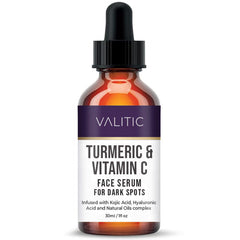 VALITIC Vitamin C Serum bottle closeup highlighting premium packaging for brightening skincare