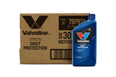 Valvoline Daily Protection oil bottle closeup for everyday engine care.