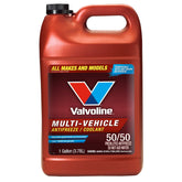 Valvoline Multi-Vehicle antifreeze being poured for universal vehicle protection.