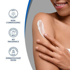 Vanicream application on face demonstrates easy spread and non-irritating formula