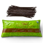 Vanilla Bean Kings Madagascar grade-A pods for premium flavor in desserts