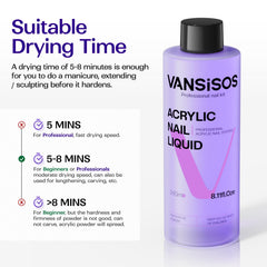 VANSISOS EMA-approved MMA-free formula with lower odor