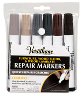 Varathane 374189 marker kit swatch and cap close-up for precise touch-ups.