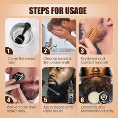 Varolan e-book cover with beard care tips for daily grooming.