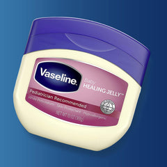 Vaseline Healing Jelly Baby application on skin helps soothe irritated areas.