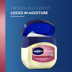Vaseline Healing Jelly Baby soft skin close-up shows rich, gentle texture.