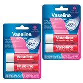 Vaseline Lip Therapy Rosy stick close-up with rosy tint for hydrated lips