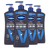 Vaseline Men Cooling Hydration bottle front view showing menthol cooling for refreshed skin
