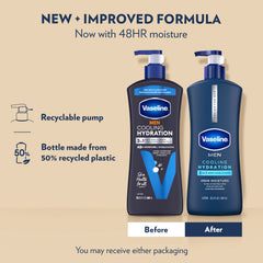 Vaseline Men Cooling Hydration pump-top bottle for quick, non-greasy application
