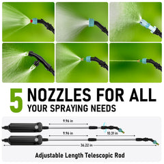 VASG comfortable shoulder strap keeps the sprayer balanced during use.