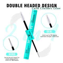 VAVALASH double-ended brush for even bond and seal