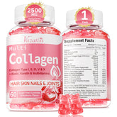 Vazatisi Collagen Gummies bottle front for daily beauty support.