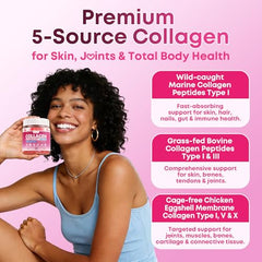Vazatisi sugar-free collagen gummies ingredients panel with gut-friendly components