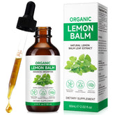 Vceeoy Lemon Balm extract bottle pour for relaxation and focus
