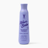 V&Co Wave Babe shampoo bottle highlighting hydrating formula for defined waves.