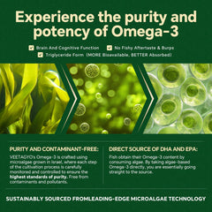 Close view of DHA and EPA portions in VEETAGYO gummies for daily support.