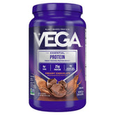 Vega Original Creamy Chocolate protein powder tub ready for smoothies.