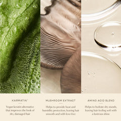 HYDR-8 demonstrates frizz control and shine on hair