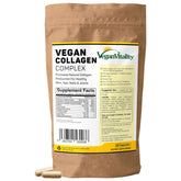Vegan Vitality vegan collagen bottle front for daily plant-based care