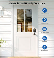 Veise keyless entry battery indicator signals when power is low for uninterrupted access