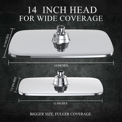 Veken massage mode on handheld supports relaxing, customizable showers.