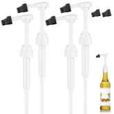 VELLUXE coffee syrup pump on a 750ml bottle delivering precise 10ml portions for lattes.