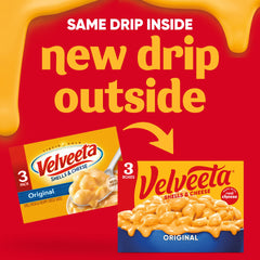 Uncooked Velveeta Shells & Cheese pasta ready to boil for dinner.