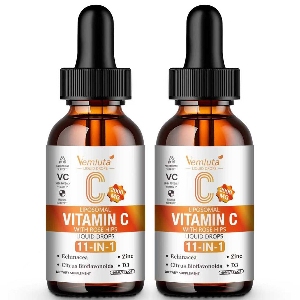 Vemluta liposomal vitamin C bottle with high absorption for daily immune support