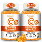 Vemluta liposomal vitamin C gummies 2-pack for daily immune support.