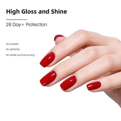 VENALISA no-wipe top coat applied for mess-free shine.