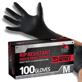 Venom Steel nitrile gloves with textured grip for secure handling.