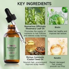 Venrock Rosemary Castor Oil texture pour shows lightweight, quick-absorb formula.