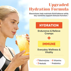 Venture Pal 2-in-1 packets packaging for travel-ready hydration.