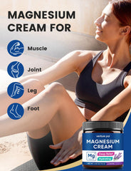 Leg application demonstrates easy, daily massage for smooth skin.