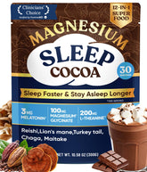 Venture Pal Mushroom Cocoa powder front - unsweetened mix for a calming evening routine.