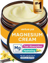 Venture Pal topical magnesium cream bottle ready for everyday moisture.