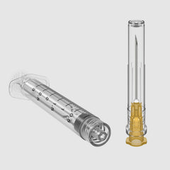 Veosor tip cap keeps the needle clean between uses.