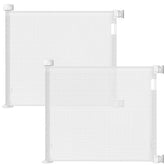 Veraste retractable gate in doorway extended to 55 inches for flexible doorway safety