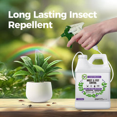 VermExon peppermint spray mist application shows broad pest reach
