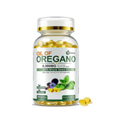 Vespecial Oil of Oregano softgels bottle front for immune support and everyday wellness.