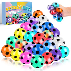 VESPRO fidget stress balls for adults, colorful squeeze pack for stress relief and focus.