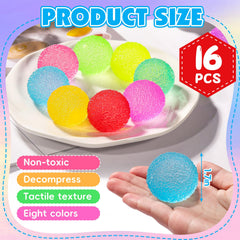 VESPRO gumdrop stress ball close up vibrant texture and memory gel core for soothing touch