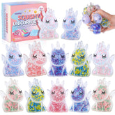 VESPRO unicorn stress ball 12-pack for calm focus and tactile fun.