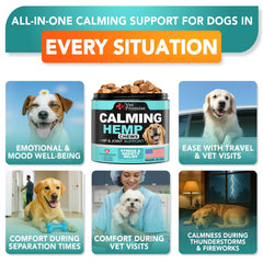 Vet Promise Advanced Calming Chews treats closeup highlights natural ingredients for stress relief.